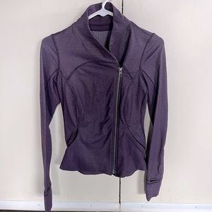 LULULEMON Asymmetrical Zip-Up Jacket (Purple)